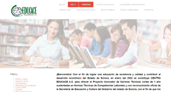 Desktop Screenshot of educace.edu.mx